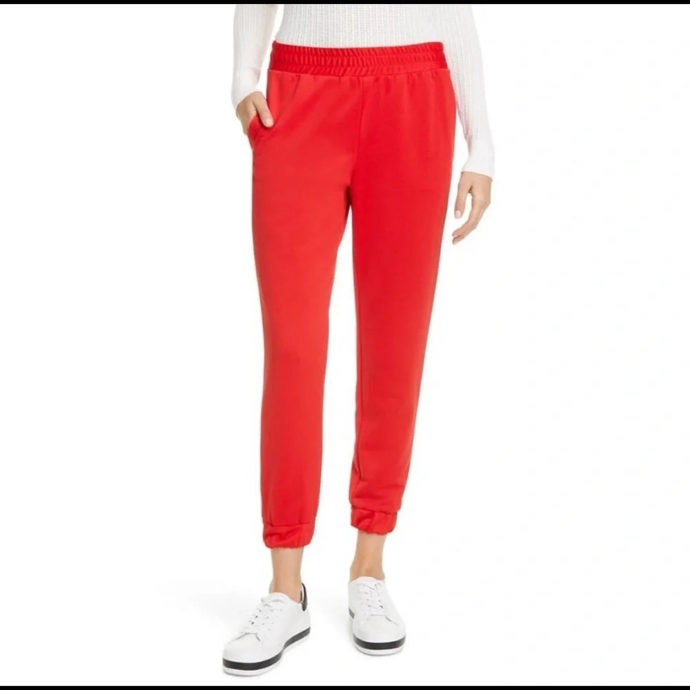 NWT Alice + Olivia Pete Jogger Pants in Paprika Size XL